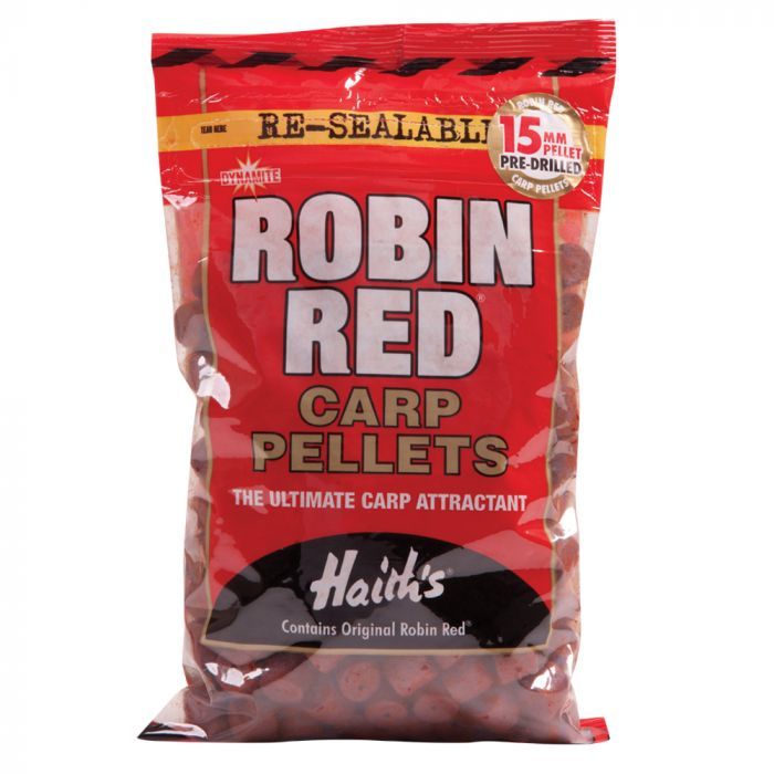 Robin Red Pellets - 15mm Pre Drilled 10