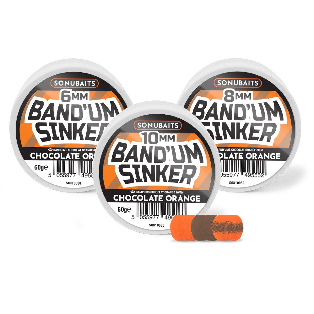 Bandum Sinkers - Chocolate Orange 6mm