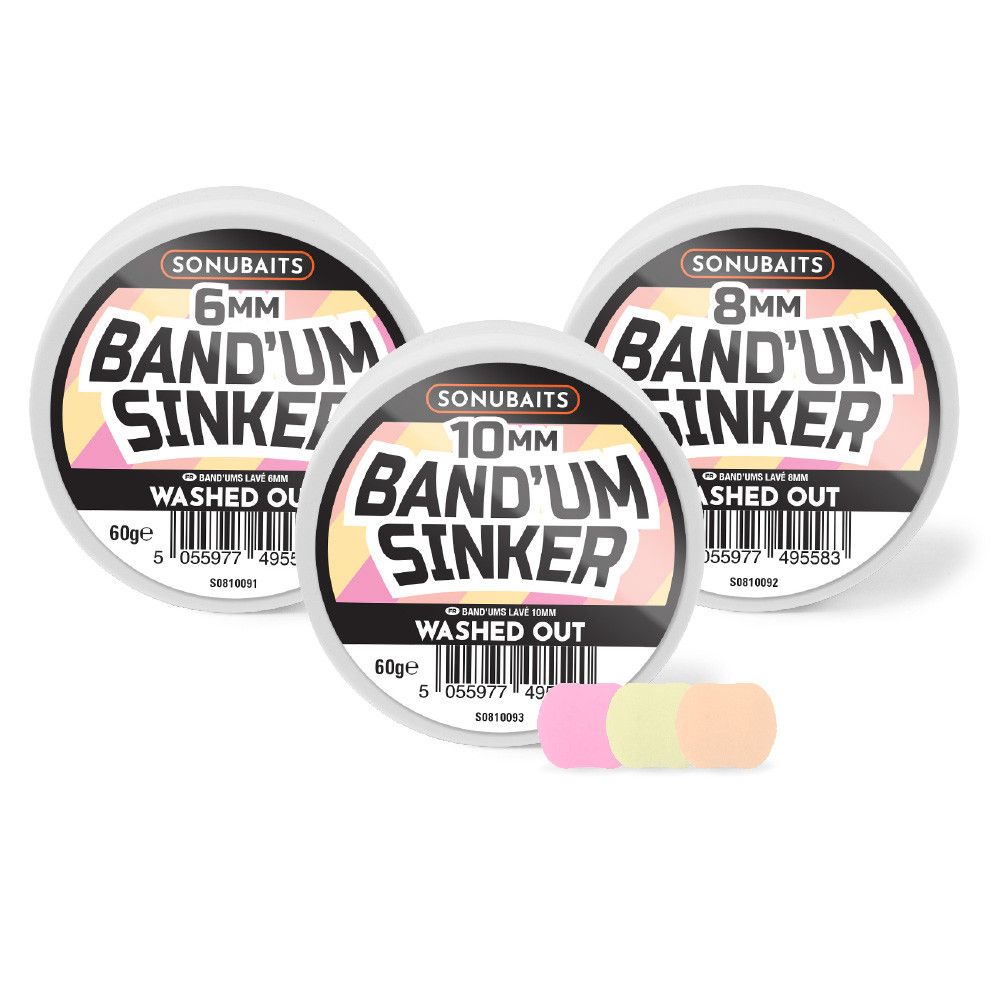 Bandum Sinkers - Washed Out 6mm