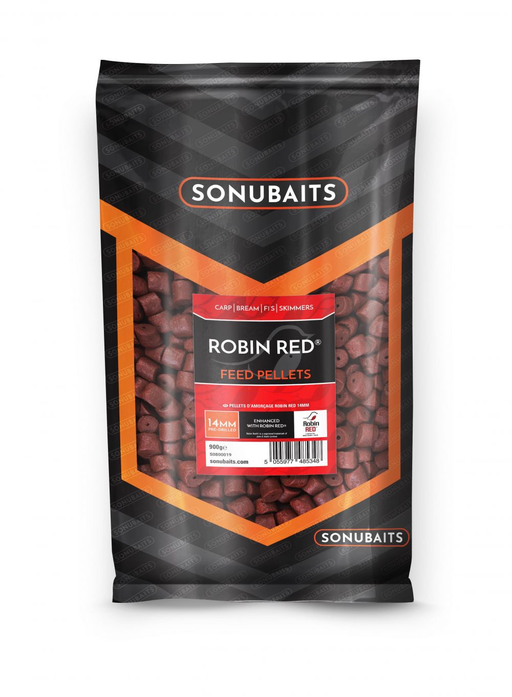 Robin Red Feed (Drilled) 14mm