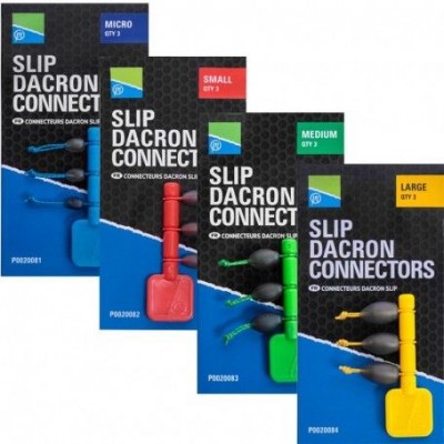 SLIP DACRON CONNECTOR - YELLOW